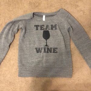 Team Wine crewneck
